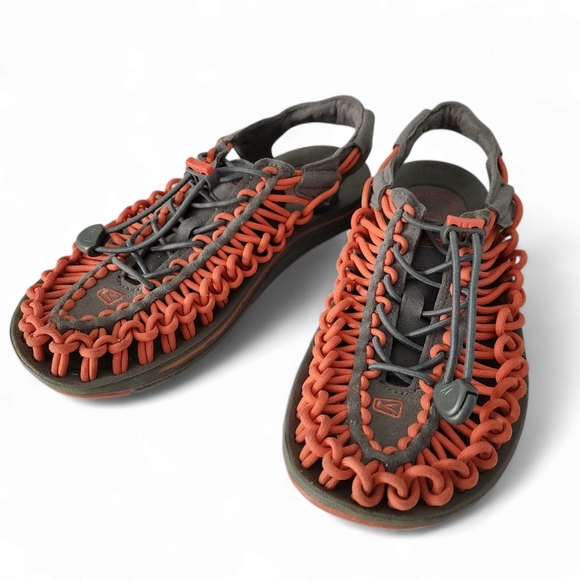 KEEN Uneek Canvas pink/grey size 7 - Picture 3 of 9